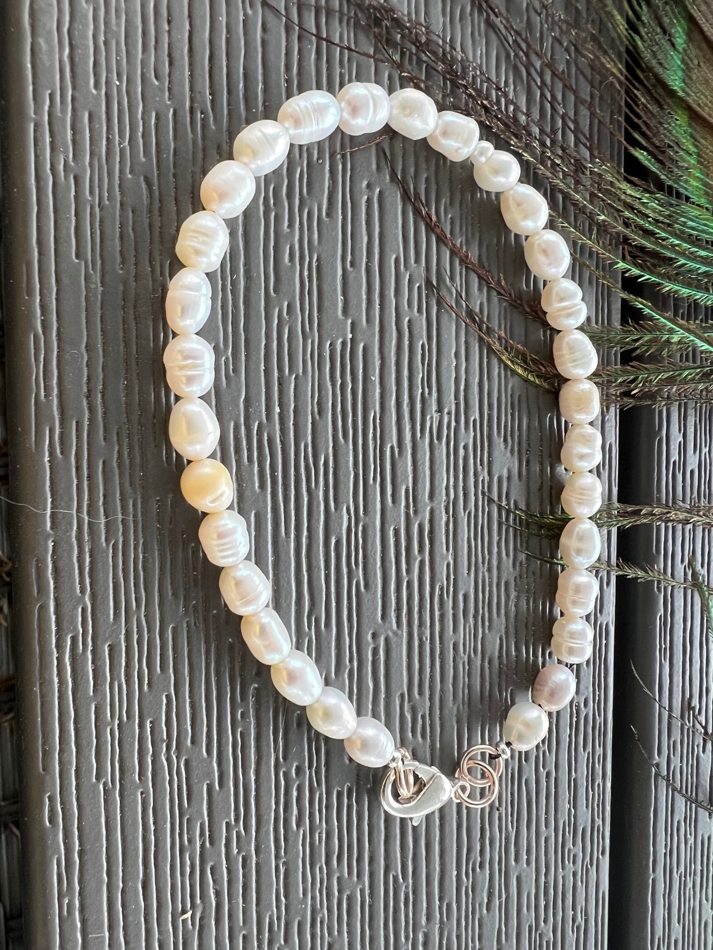 pearl anklet